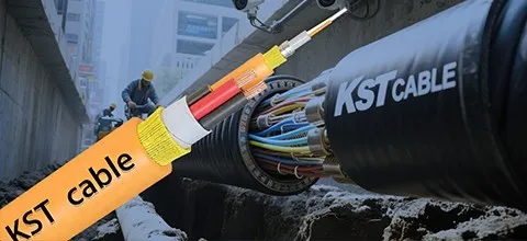 Cabo óptico híbrido