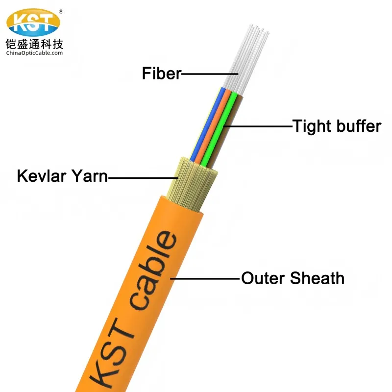 Distribution Semi Buffer Optical Cable