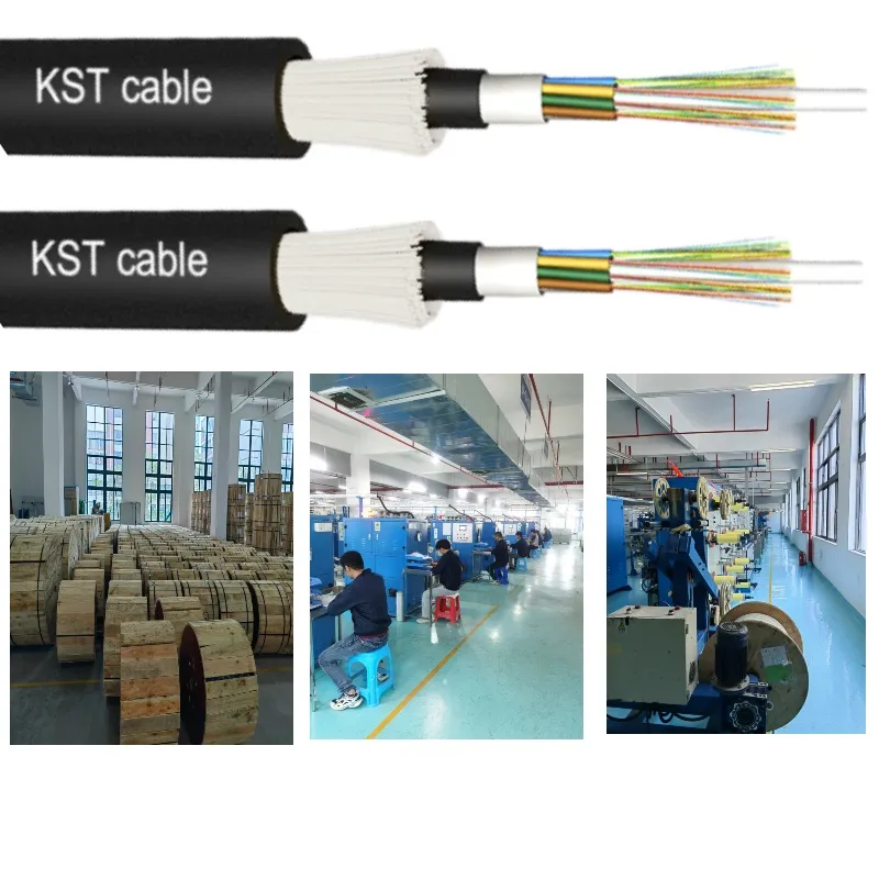 Loose-tube stranded structure with water-blocking features